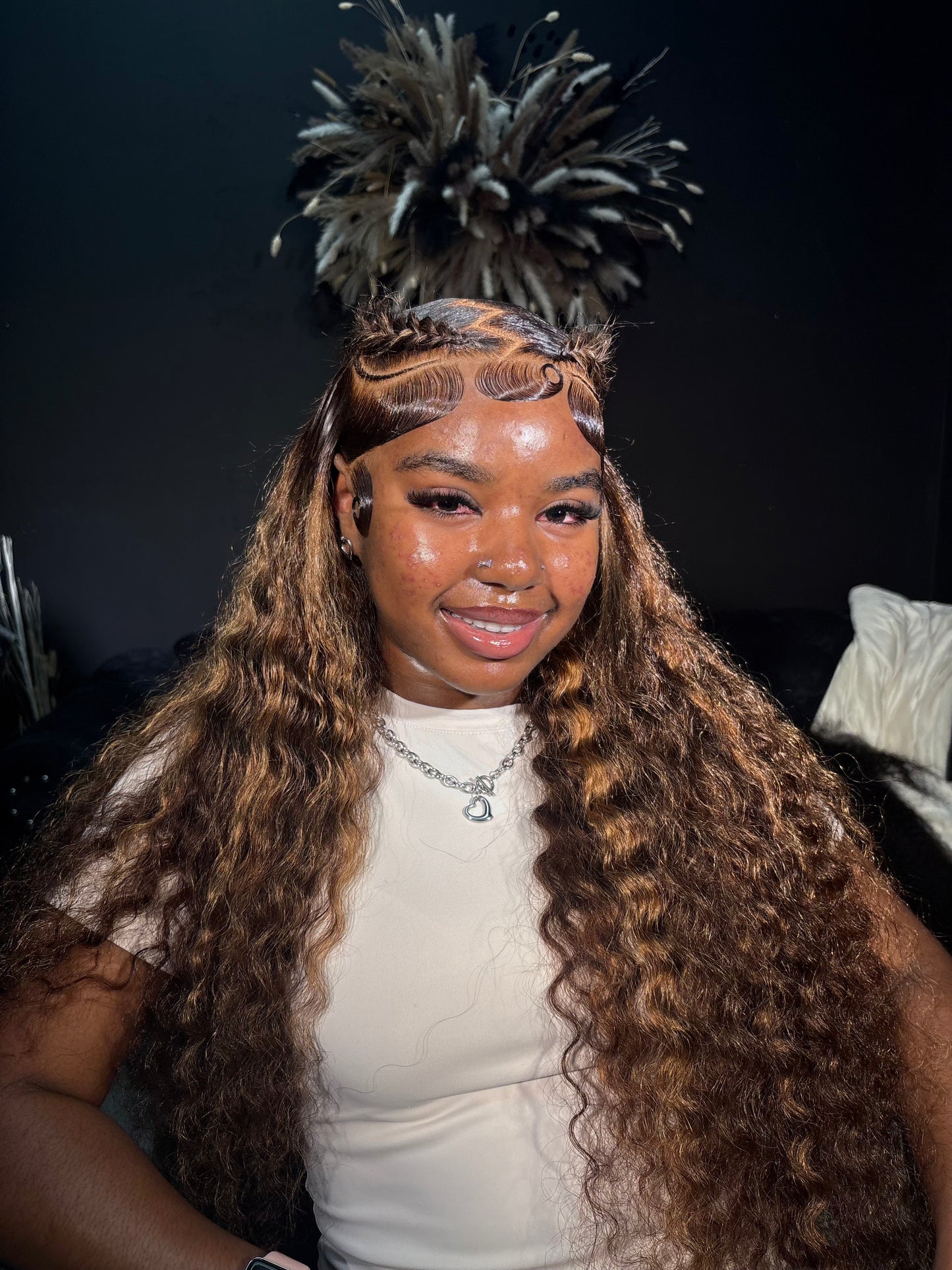 Dark Highlight Curly