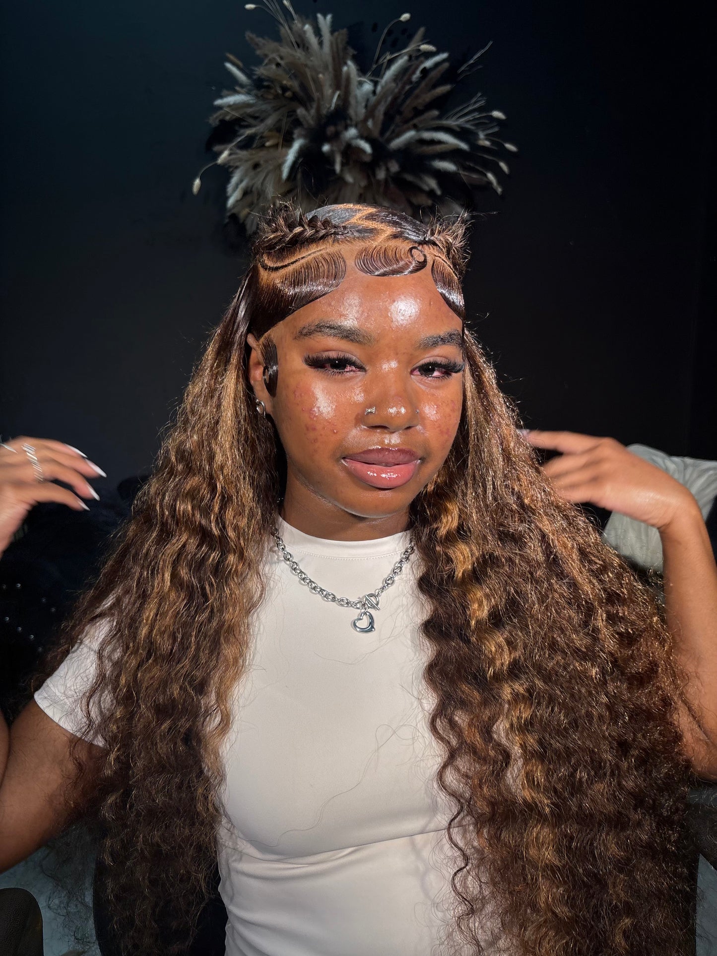 Dark Highlight Curly