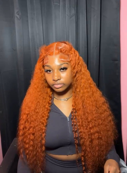 32”-40” Ginger Curly