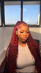 13x6 Burgundy 210%